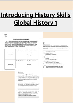 Preview of Introducing History Skills (Ancient History)