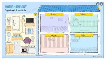 Preview of Introducing Home Harmony: Your Ultimate Digital Parts of the House Activity!