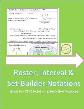 Preview of Introducing Imaginary Numbers! - Guided Notes and Handout