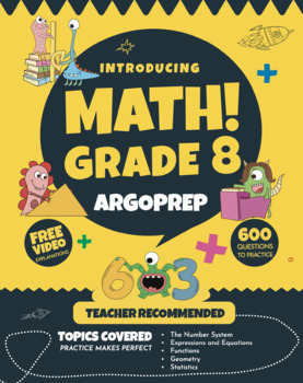 Preview of Introducing Math Grade 8: (294 pages eBook + video explanations)