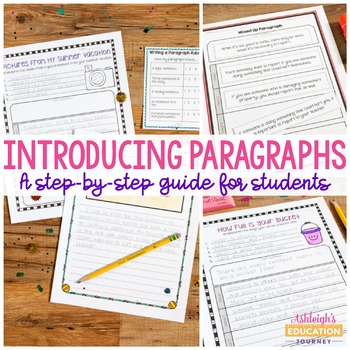 Preview of Introducing Paragraphs | Guide to Writing Paragraphs | Print and Digital