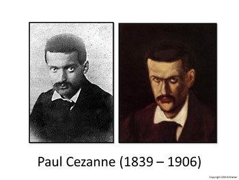 Preview of Introducing Cezanne - Art History, Teaching Script, Activity, & Giveaway Sheet
