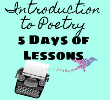 Preview of Introducing Poetry - 5 Days of Interactive Lessons! 