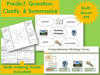 Preview of Reciprocal Teaching: Predict, Question, Clarify, and Summarize POWER POINT