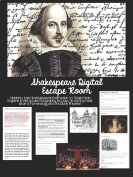 Preview of Introducing Shakespeare Digital Escape Room