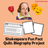 Introducing Shakespeare: Fun Fact "Quilt" Biography Project