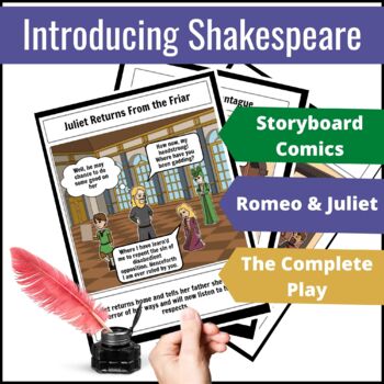 Preview of Introducing Shakespeare: Romeo and Juliet- The Complete Play- Comic Strips