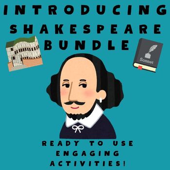 Preview of Introducing William Shakespeare Bundle, Google Slides Resources and Activities