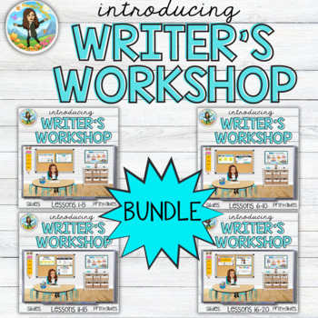 Preview of Introducing Writer's Workshop Kindergarten Unit Lessons 1-20