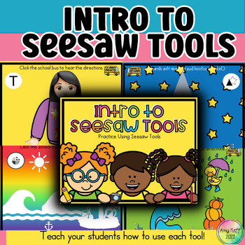 Preview of Introduction/How to Use Digital Seesaw Tools for Back to School K-6th Grade