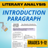 Introduction Paragraph (Literary Analysis Essay) Editable