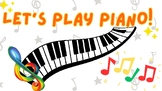 First piano lesson presentation - for teachers/parent, eas