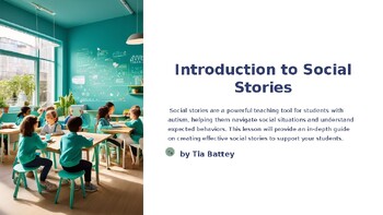 Preview of Introduction To Creating Social Stories