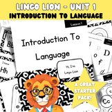 Introduction To Language Unit For Homeschool & Preschool |