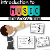 Introduction To Music - International Terms