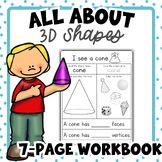 Introduction to 3D Shapes | Workbook for PreK and Kinderga