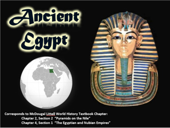 Preview of Introduction to ANCIENT EGYPT - COMPLETE LESSON WITH STUDENT NOTE-TAKING GUIDE