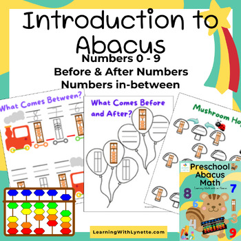 Preview of Introduction to Abacus, Numbers 0-9:Before, in between & after