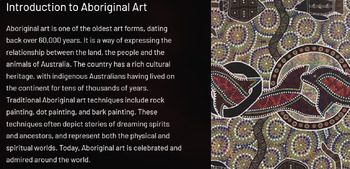 Preview of Introduction to Aboriginal Art- Slides