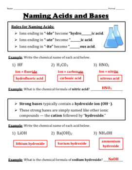 Acids and Bases - Basic Introduction - Chemistry 