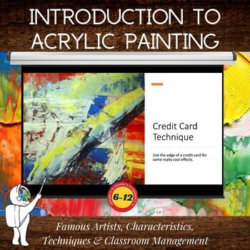 Preview of Introduction to Acrylic Paint Powerpoint presentation