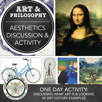 Preview of Middle, High School Art Activity: What is Art? Aesthetics Intro, Discussion