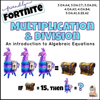 Introduction To Algebraic Equations Multiplication Division - introduction to algebraic equations multiplication division fortnite fun