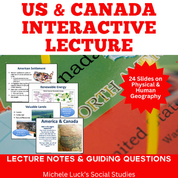 Preview of Introduction to America and Canada Lecture Notes - Geography and Comparison