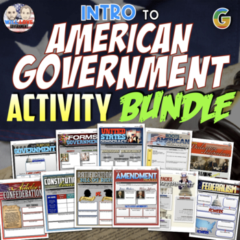Preview of Introduction to American Government | Digital Learning | Activity Bundle