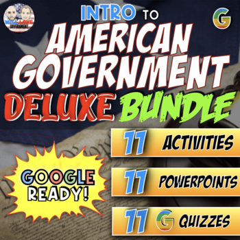Preview of Introduction to American Government | Digital Learning | Deluxe Bundle
