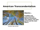 Introduction to American Transcendentalism