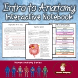 Introduction to Anatomy: Body Systems Interactive Notebook