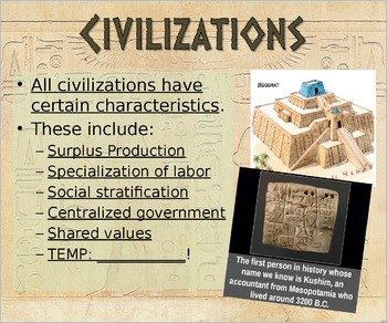 Introduction to Ancient Civilizations by Erin Brockhaus | TPT