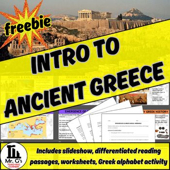 Preview of Introduction to Ancient Greece