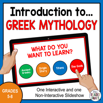 Preview of Introduction to Greek Mythology - Interactive Presentation - Intro to Greek Gods