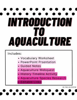 Preview of Introduction to Aquaculture