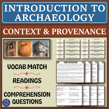 Preview of Introduction to Archaeology Series: Context & Provenance