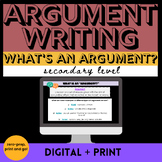 Argumentative Writing Fun Introduction to Argument Writing Lesson