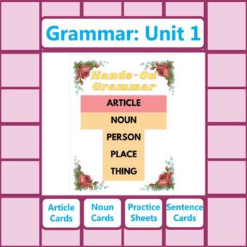Preview of Introduction to Article and Noun: Unit One