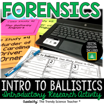 Preview of Introduction to Ballistics Research Activity (Print & Digital)