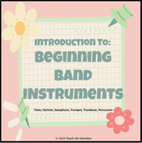 Introduction to Beginning Band Instruments Bundle