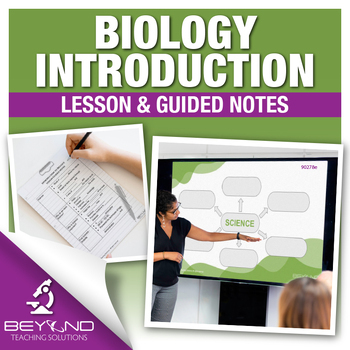 Preview of Introduction to Biology Digital Lesson and Guided Notes - Biology Curriculum