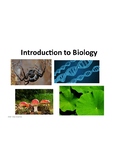 Introduction to Biology Notes PDF