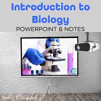 Preview of Introduction to Biology PowerPoint, Notes, and Videos