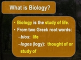 Introduction to Biology - The Branches of Bio