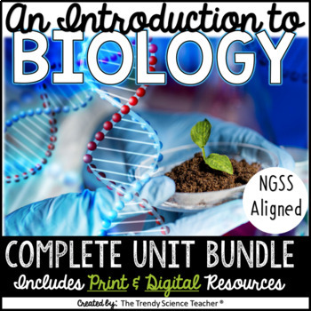 Preview of Introduction to Biology Unit (Print & Digital)