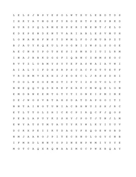 Preview of Introduction to Biology Word Search