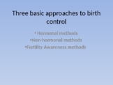 Introduction to Birth Control (with embedded links)