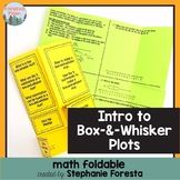 Introduction to Box-and-Whisker Plots Foldable