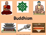 Introduction to Buddhism Lesson plan, PowerPoint and Worksheets